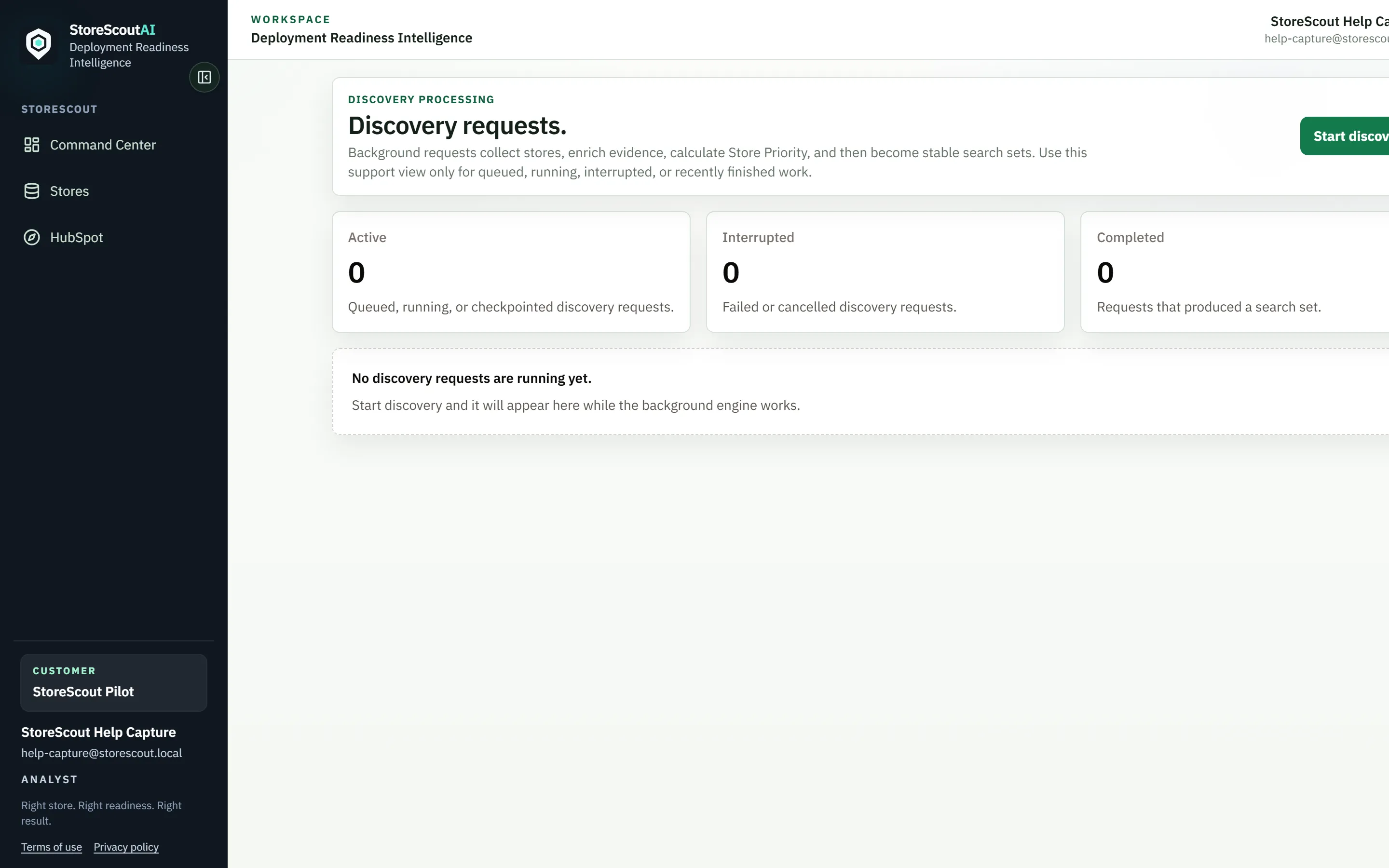 Pilot workspace jobs surface for background processing